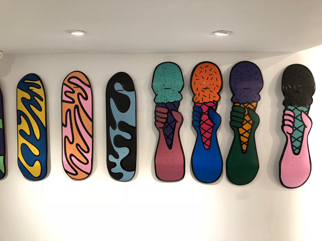 SKATEBOARDING WORKS - A COLLECTIVE OF UPCYCLED SKATEBOARD ART